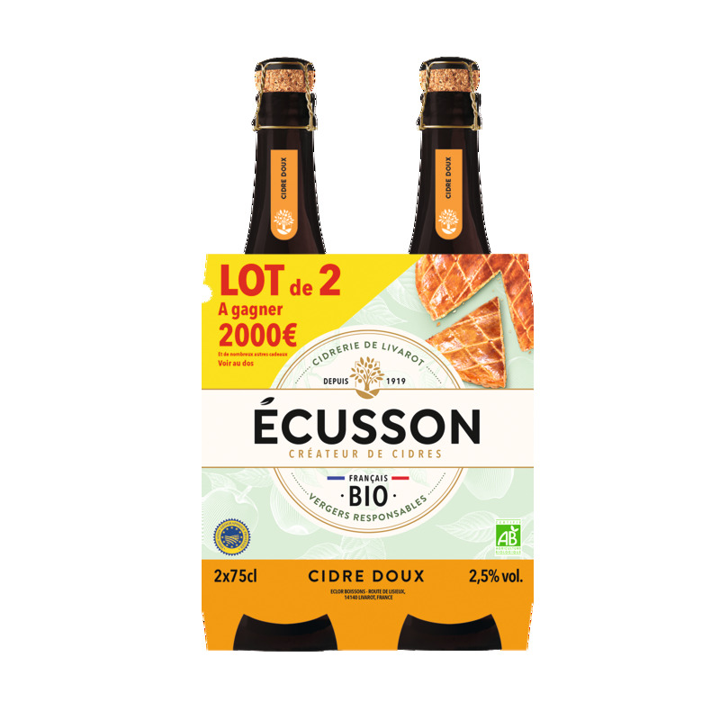 cidre brut bio from Ecusson - CiderExpert