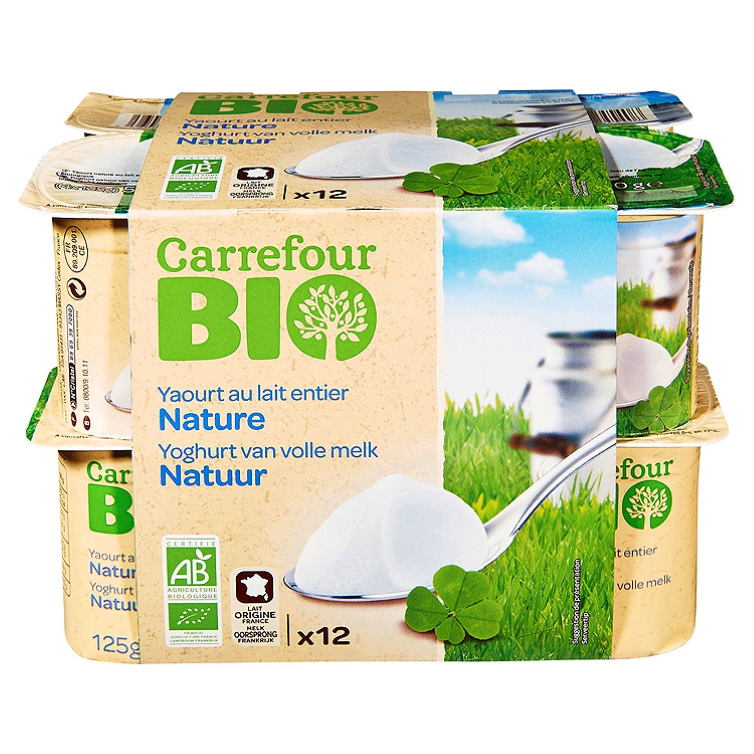 Carrefour Bio Yaourts Bio Nature Carrefour En Promo 1 Vendeur 6015