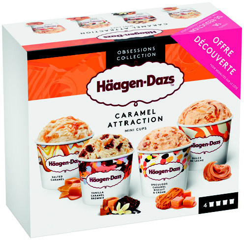 Mini Pot De Cr Me Glac E Caramel Attraction H Agen Dazs