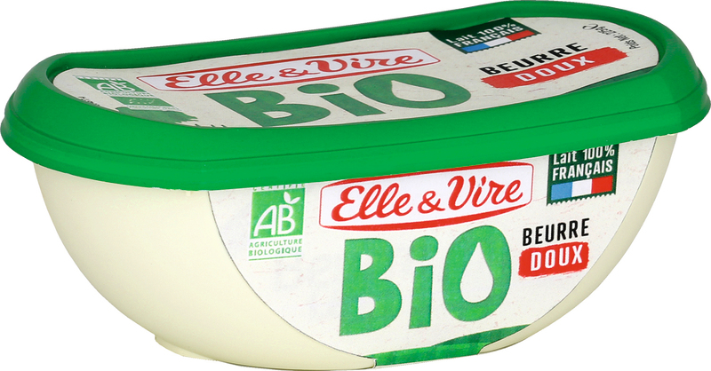 CASINO BIO Beurre doux moulé Bio - 250g