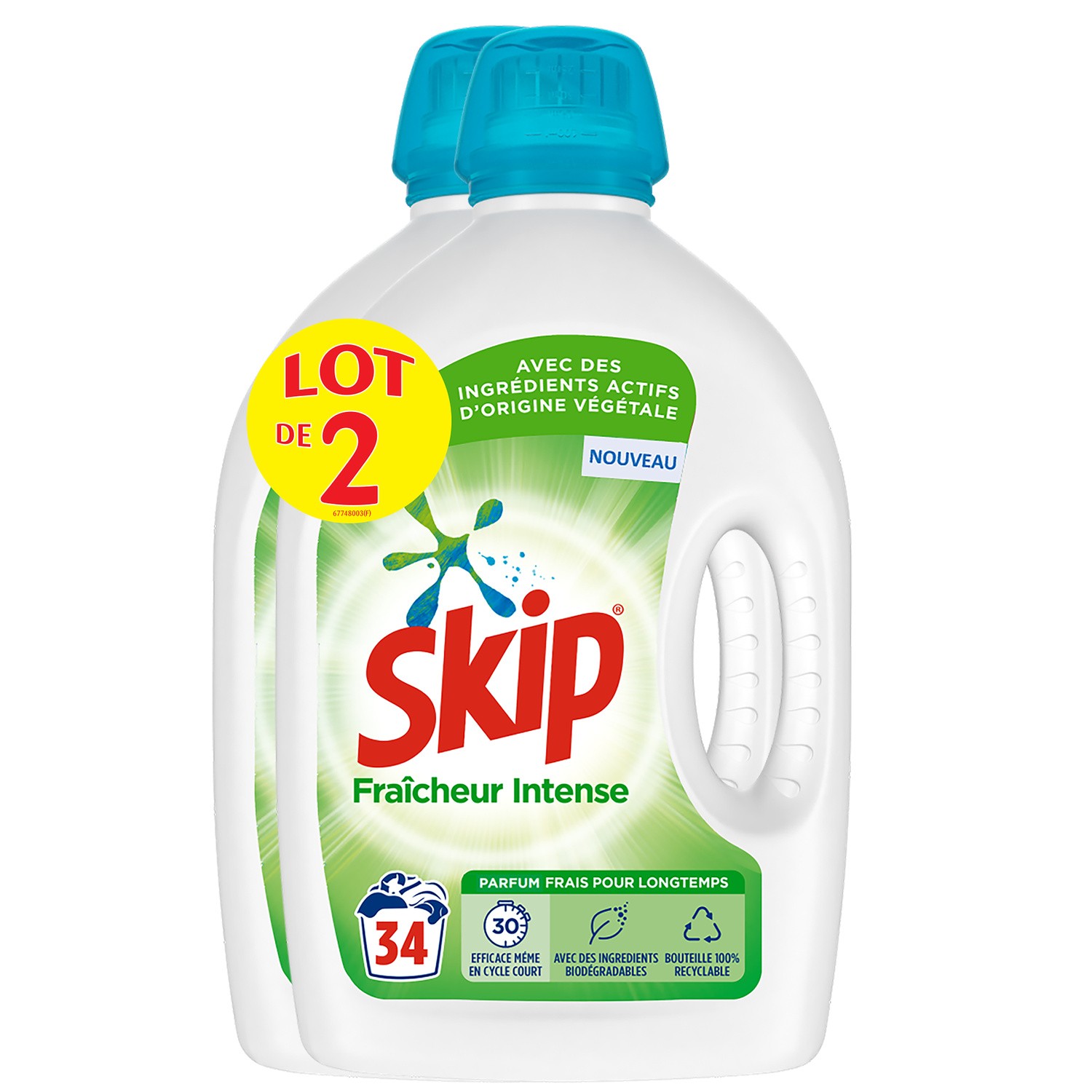 Skip Sensitive, lessive liquide, 53 lavages