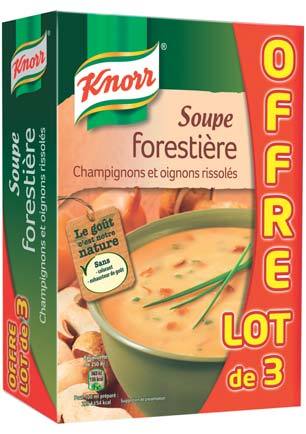 Soupe déshydratée forestière Knorr