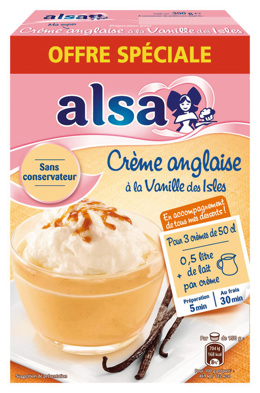 Crème pâtissière Alsa : une préparation de crème pâtissière onctueuse