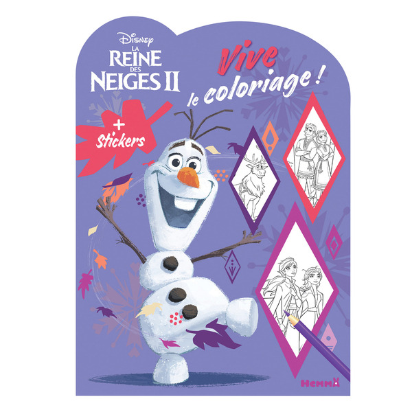 9782508047886 Livre  La Reine des Neiges 2Vive le coloriage!