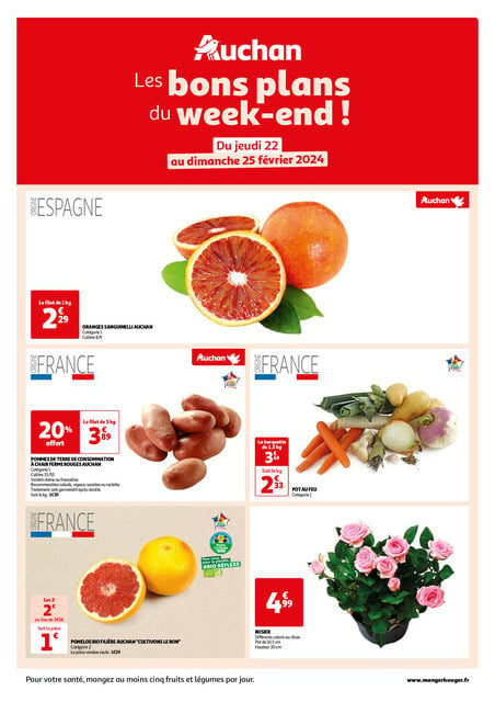 Auchan Catalogue Les Bons Plans Du Week-end Dans Votre Hyper ...