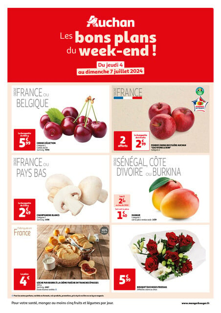 Auchan Les bons plans du week-end dans votre hyper !