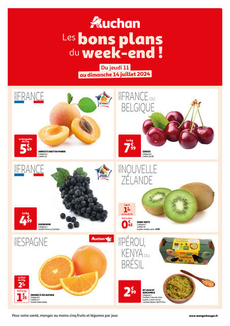 Auchan Les bons plans du week-end dans votre hyper !