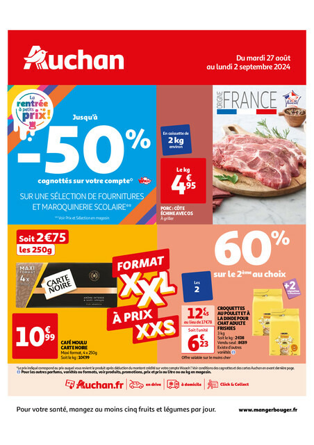 Auchan Format XXL à prix XXS 