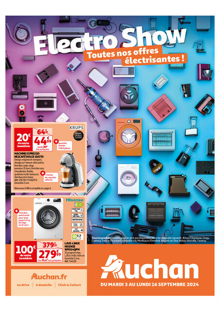 Auchan Vive l'électroménager à prix léger 