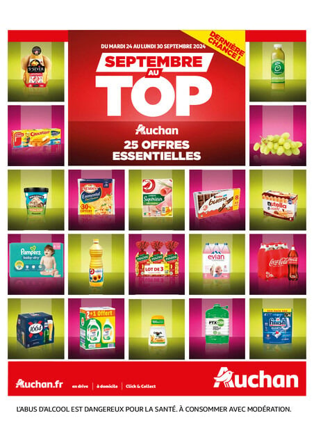 Auchan Septembre au top, dernière chance ! 