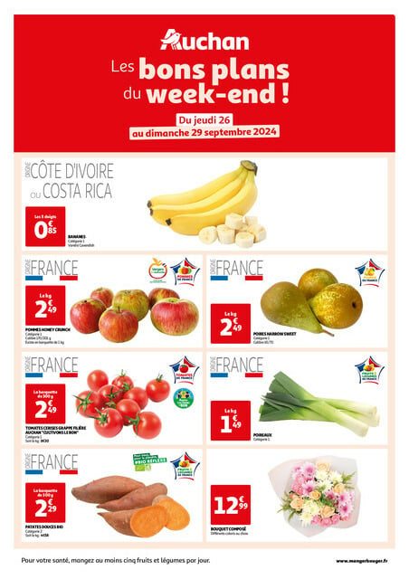 Auchan Les bons plans du week-end dans votre hyper !