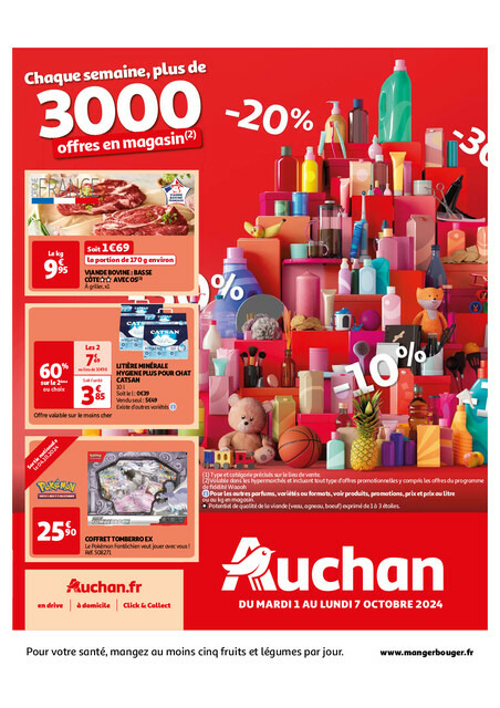 Auchan Cette semaine, plus de 3000 offres en magasin