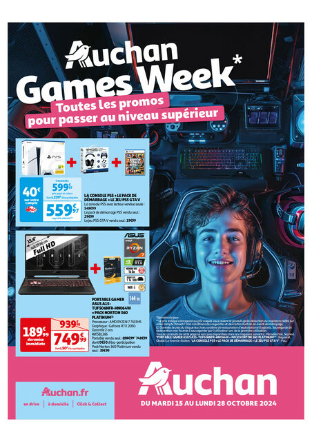 Auchan Games Week : passez au niveau supérieur