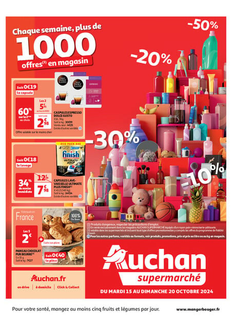 Auchan Faites le plein de promos dans votre super 