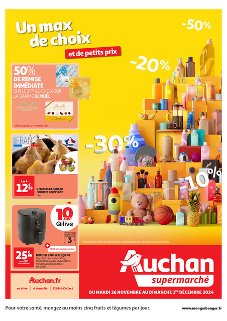 Auchan Un max de choix et de petits prix dans votre super ! 