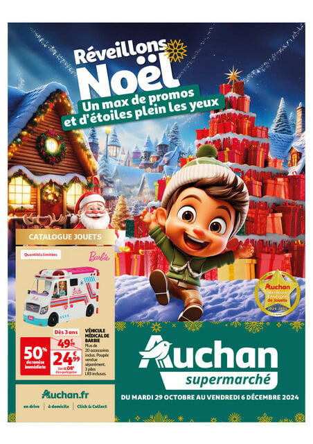 Auchan Réveillons Noël,, c'est parti pour préparer les fêtes 