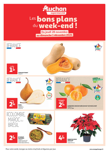 Auchan Les bons plans du week-end dans votre super !