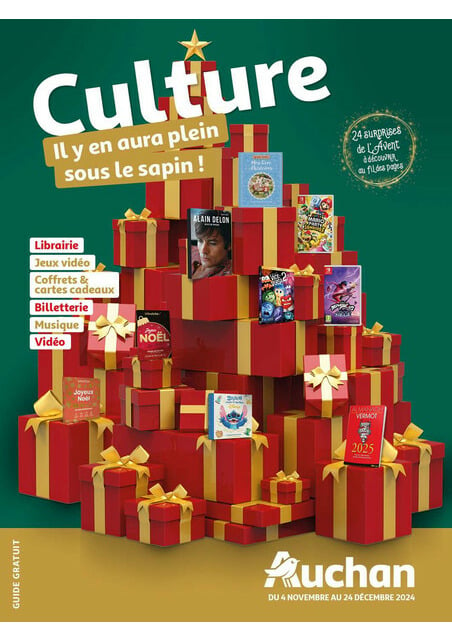 Auchan Culture : il y aura plein de surprises sous le sapin