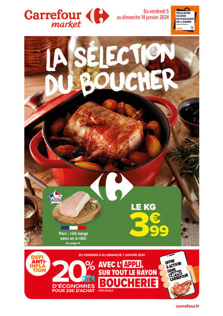 Carrefour Market La sélection du boucher