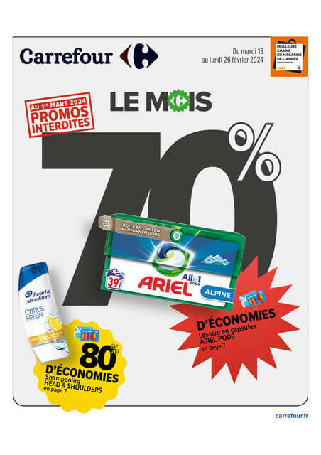 Carrefour LE MOIS 70%