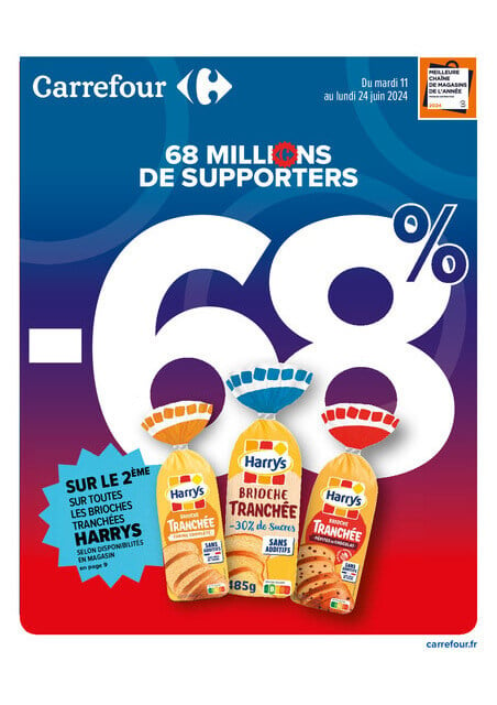 Carrefour 68 MILLIONS DE SUPPORTERS
