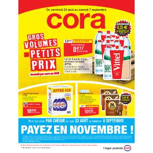 Cora Gros volumes = petits prix