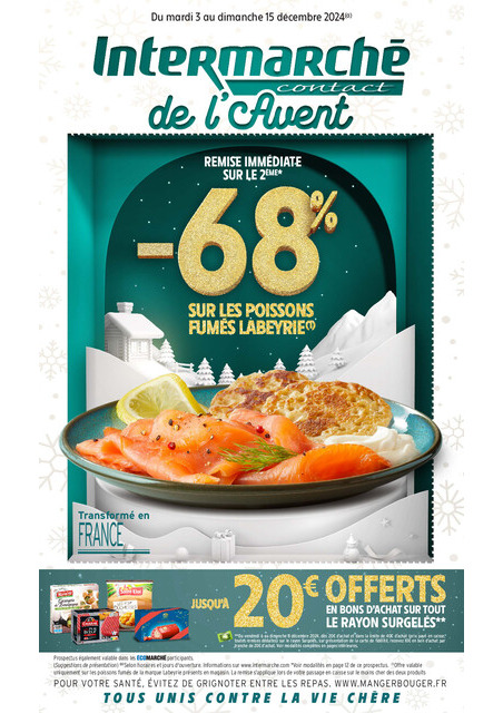 Intermarché - 68% de remise immédiate sur les poissons fumés Labeyrie