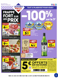 Leader Price Frappe fort sur les prix