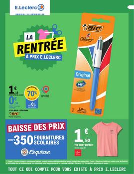 Leclerc RENTREE DES CLASSES