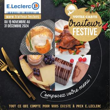 Leclerc CARTE TRAITEUR FESTIVE - MIXTE