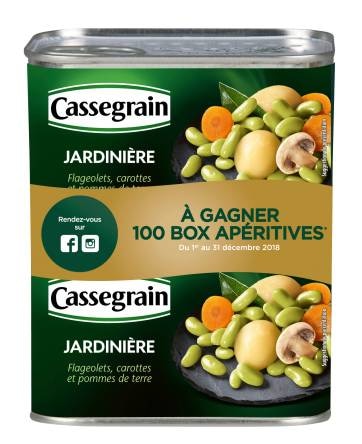 LÉGUMES CUISINÉS "CASSEGRAIN" 3083680995085